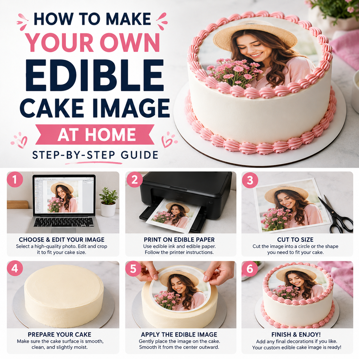 How to Make Your Own Edible Cake Image at Home (Step-by-Step Guide)