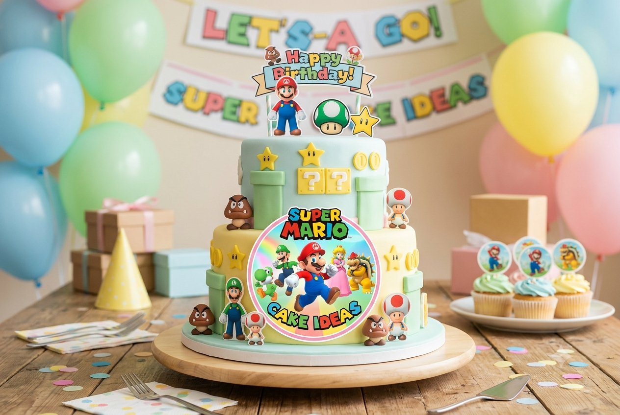 Super Mario Cake Decorations: Creative Ideas for Every Birthday Party