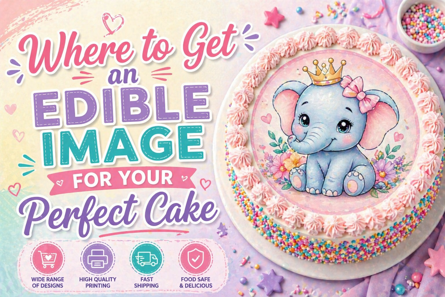 Where to Get an Edible Image for Your Perfect Cake