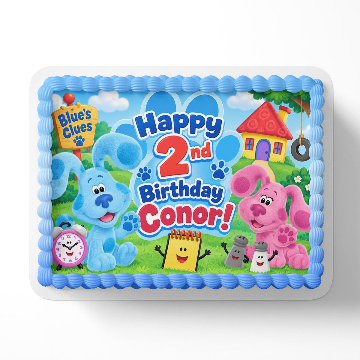 Blues Kids Clues Edible Cake Topper | Birthday Cake Decoration | Photo Cake Image