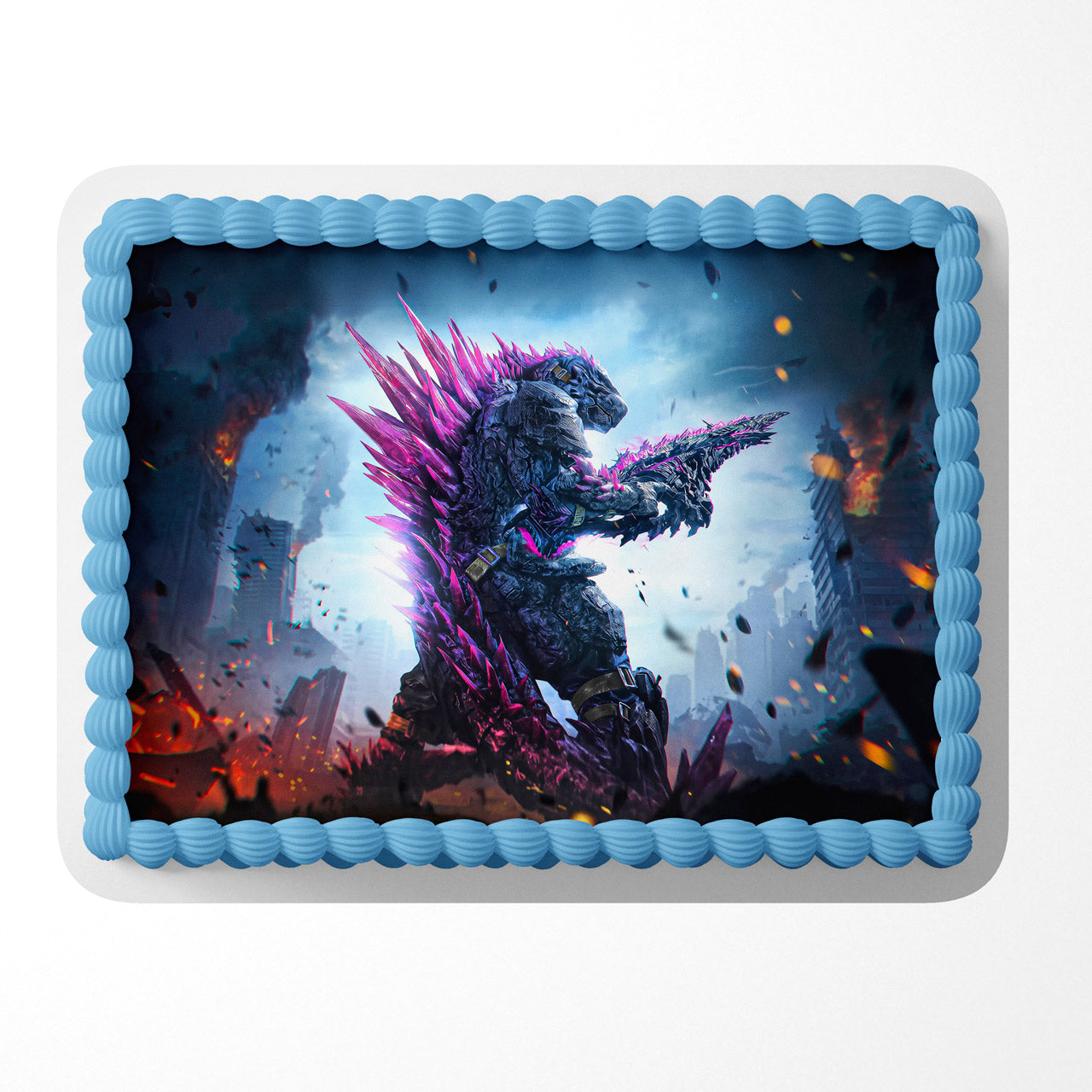 Call of Duty Mobile Godzilla Kong Edible Cake Topper