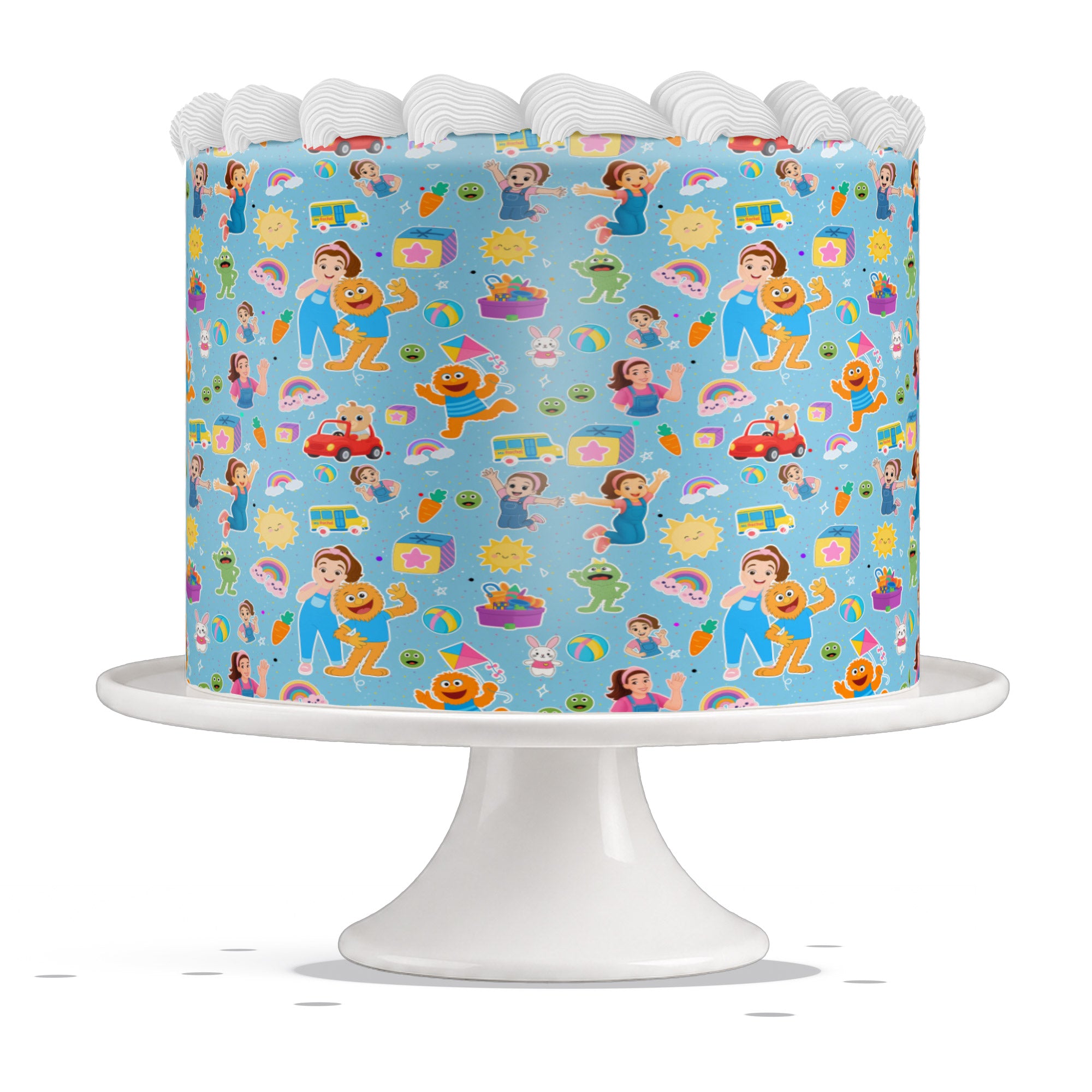 Cocomelon Edible Cake Wrap Strip – Icing Sheet Cake Side Decorati - Edible Cake Topper | Icing Sheet | Birthday Cake Decoration