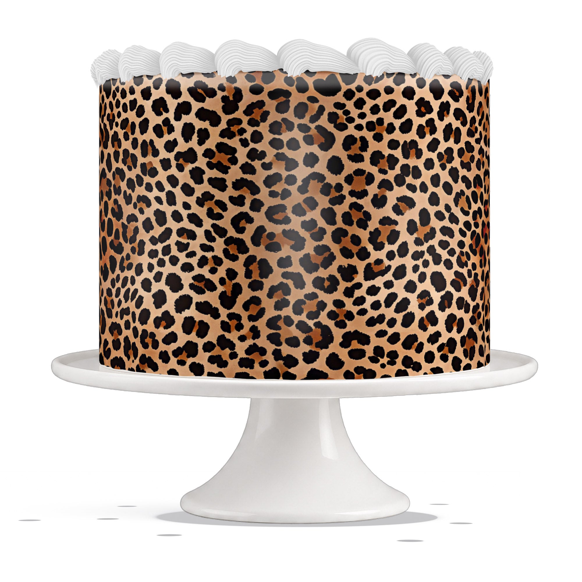Leopard Cheetah Print 04 Edible Cake Wrap Strip – Icing Sheet Cak - Edible Cake Topper | Icing Sheet | Birthday Cake Decoration