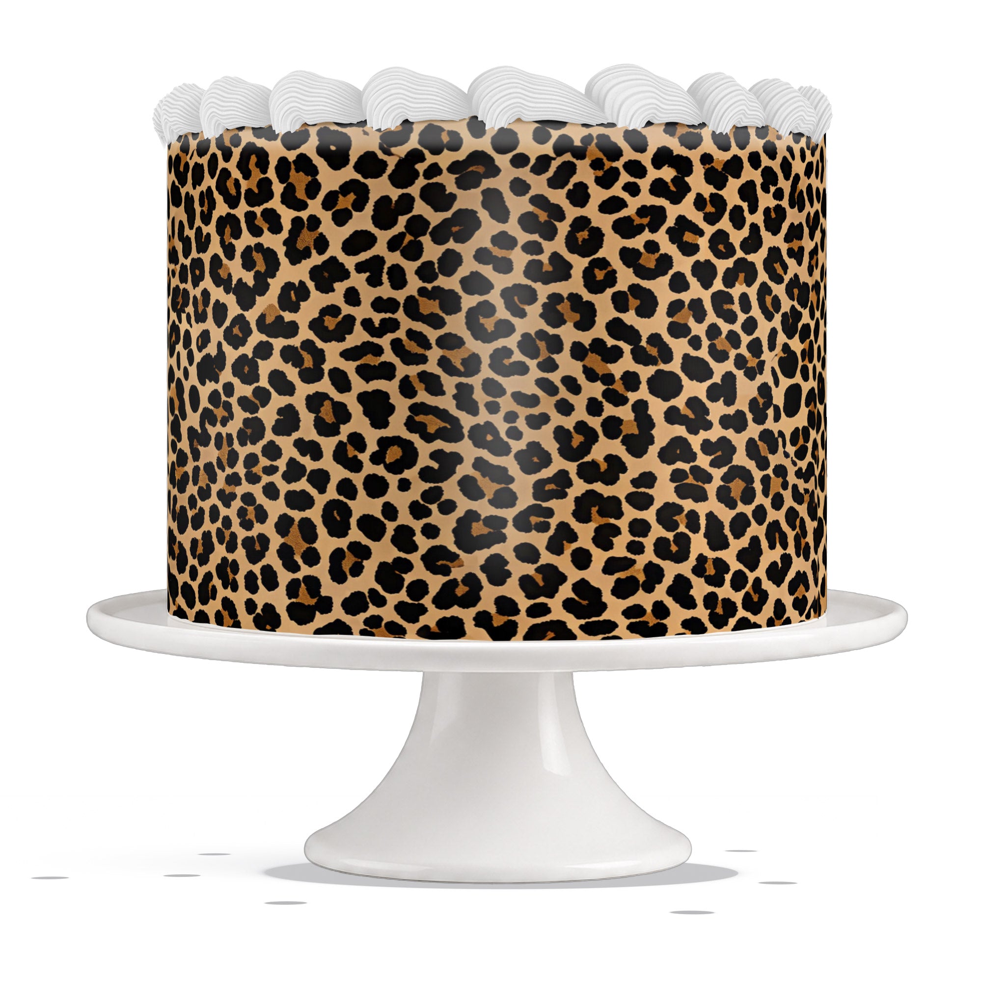 Leopard Cheetah Print 05 Edible Cake Wrap Strip – Icing Sheet Cak - Edible Cake Topper | Icing Sheet | Birthday Cake Decoration