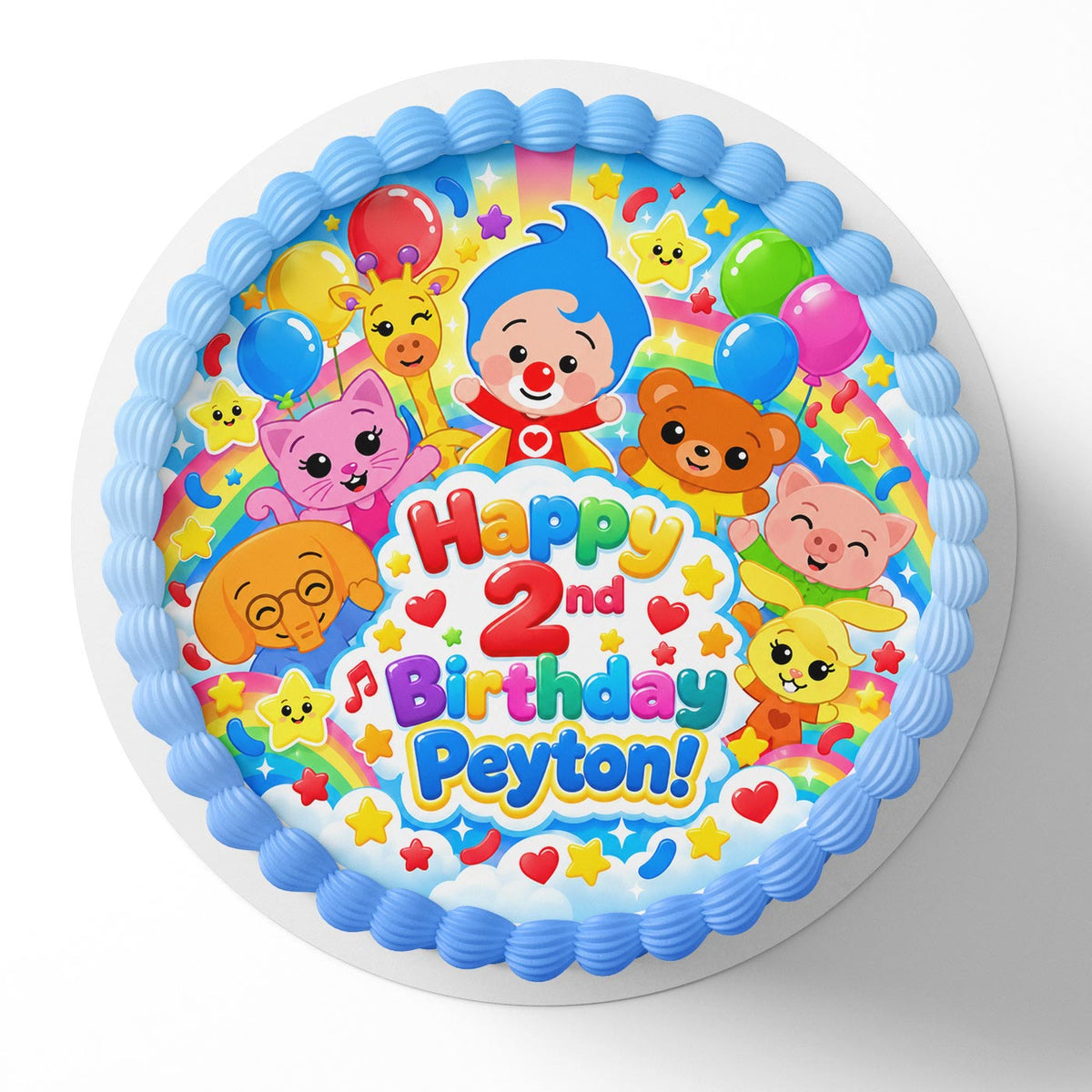Plim Plim Kids Edible Cake Topper | Birthday Cake Decoration | Photo Cake Image | Custom Edible Cake Topper