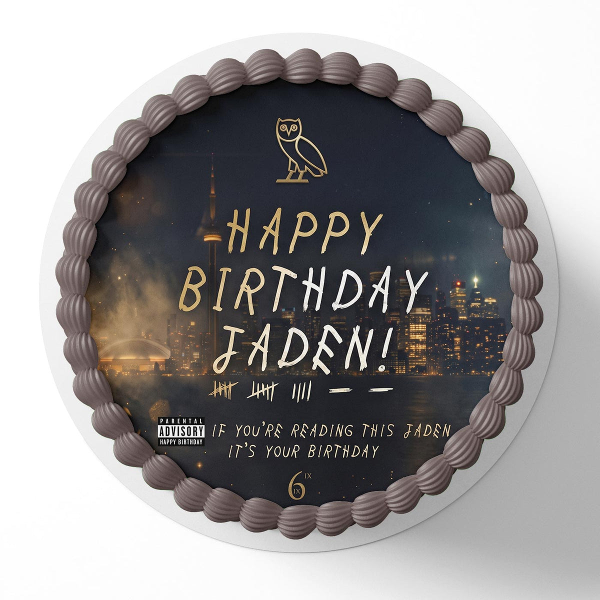 Drake if You're Reading this it's my Birthday Edible Cake Topper Birthday Cake Decoration Photo Cake Image Custom Edible Cake Topper