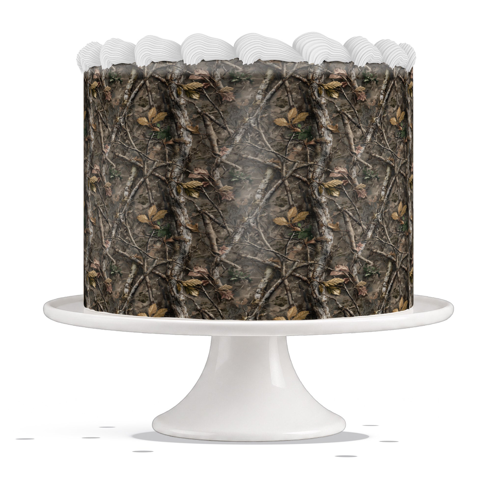 Realtree Camo Hunting Edible Cake Wrap Strip – Icing Sheet Cake S - Edible Cake Topper | Icing Sheet | Birthday Cake Decoration