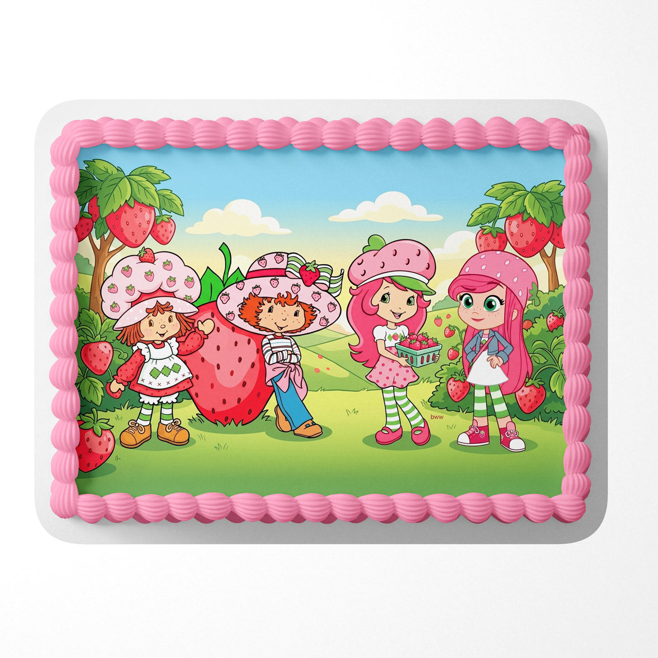 Strawberry Shortcake Friends Edible Cake Topper