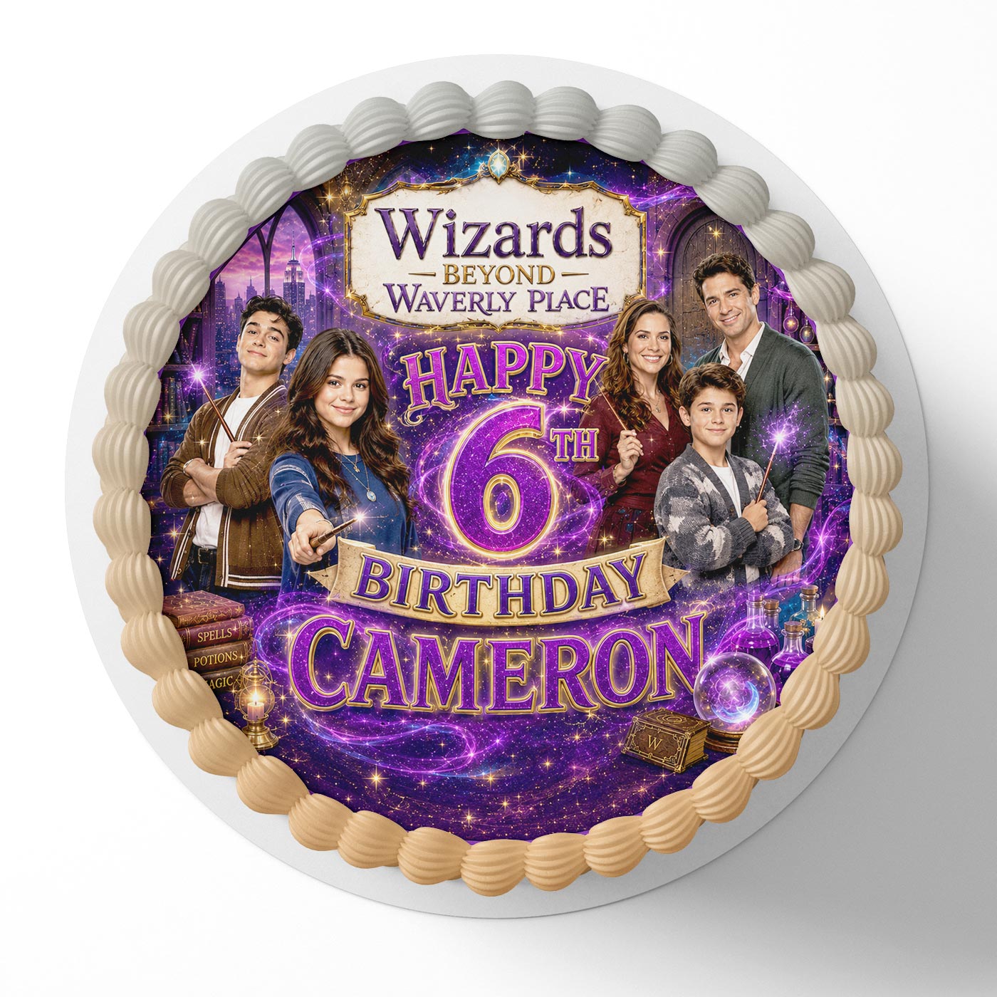 Wizards Beyond Waverly Place Edible Cake Topper | Birthday Cake Decoration | Photo Cake Image