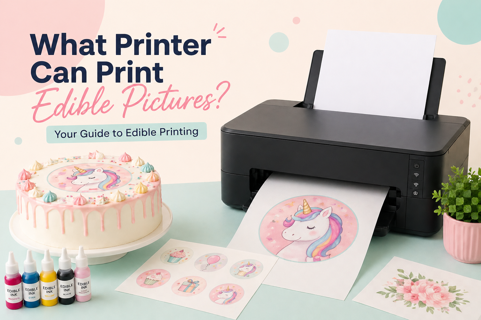 What printer can print edible pictures?