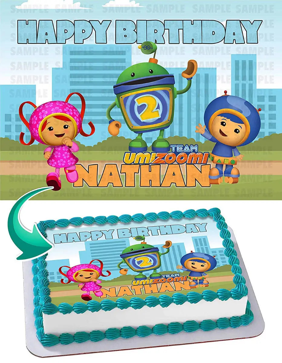 Team Umizoomi Edible Cake Topper