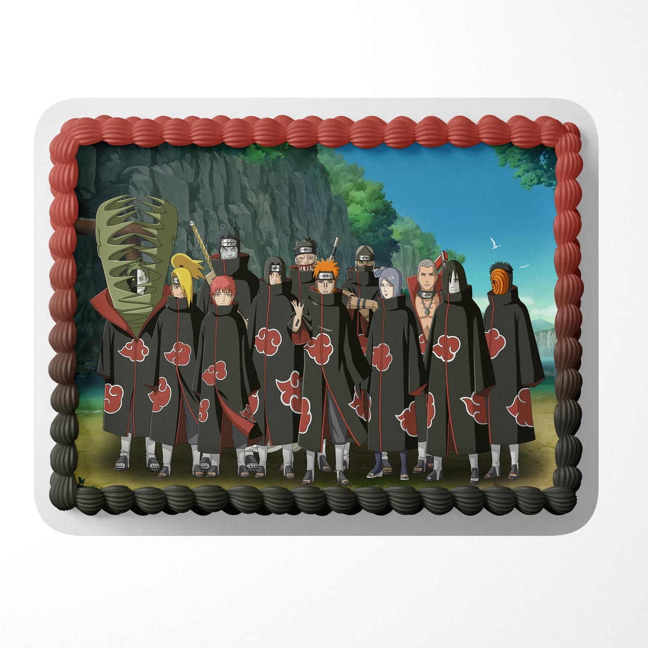 Akatsuki Crew NSA Edible Cake Topper