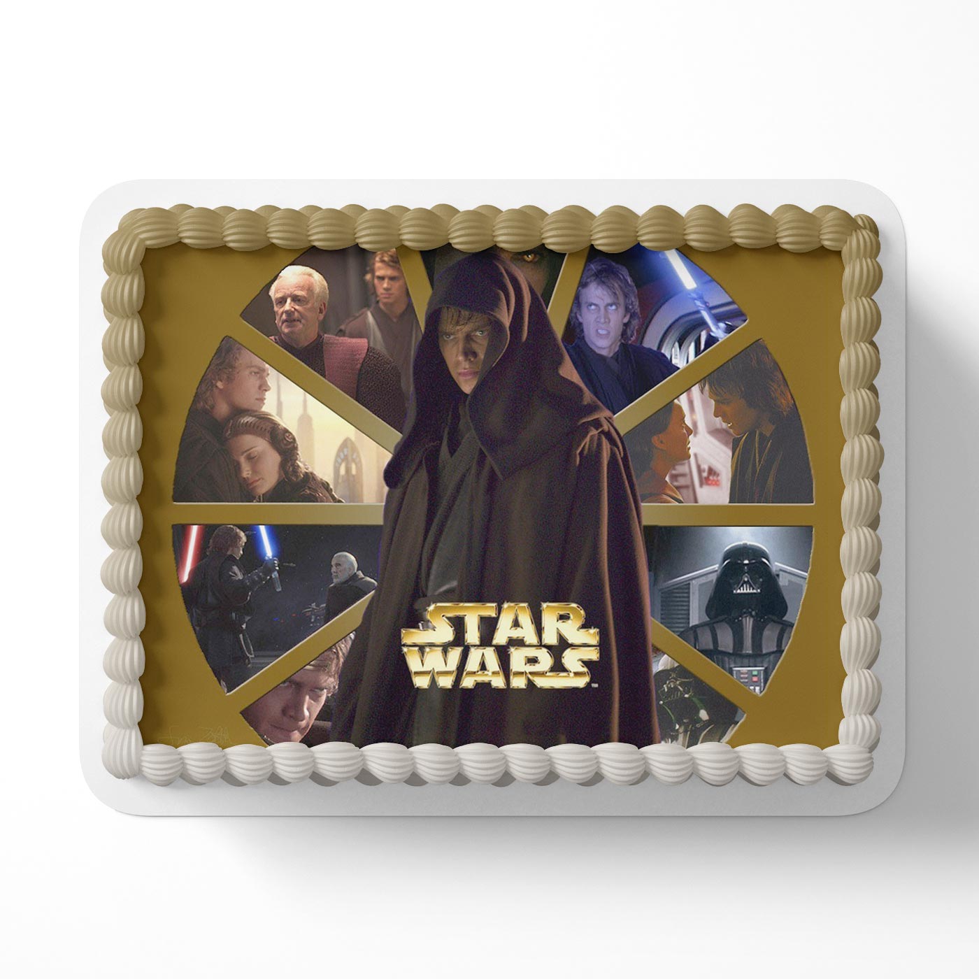 Anakin Skywalker Star wars Icing Sheet - Edible Cake Topper | Birthday Cake Decoration | Photo Cake Image