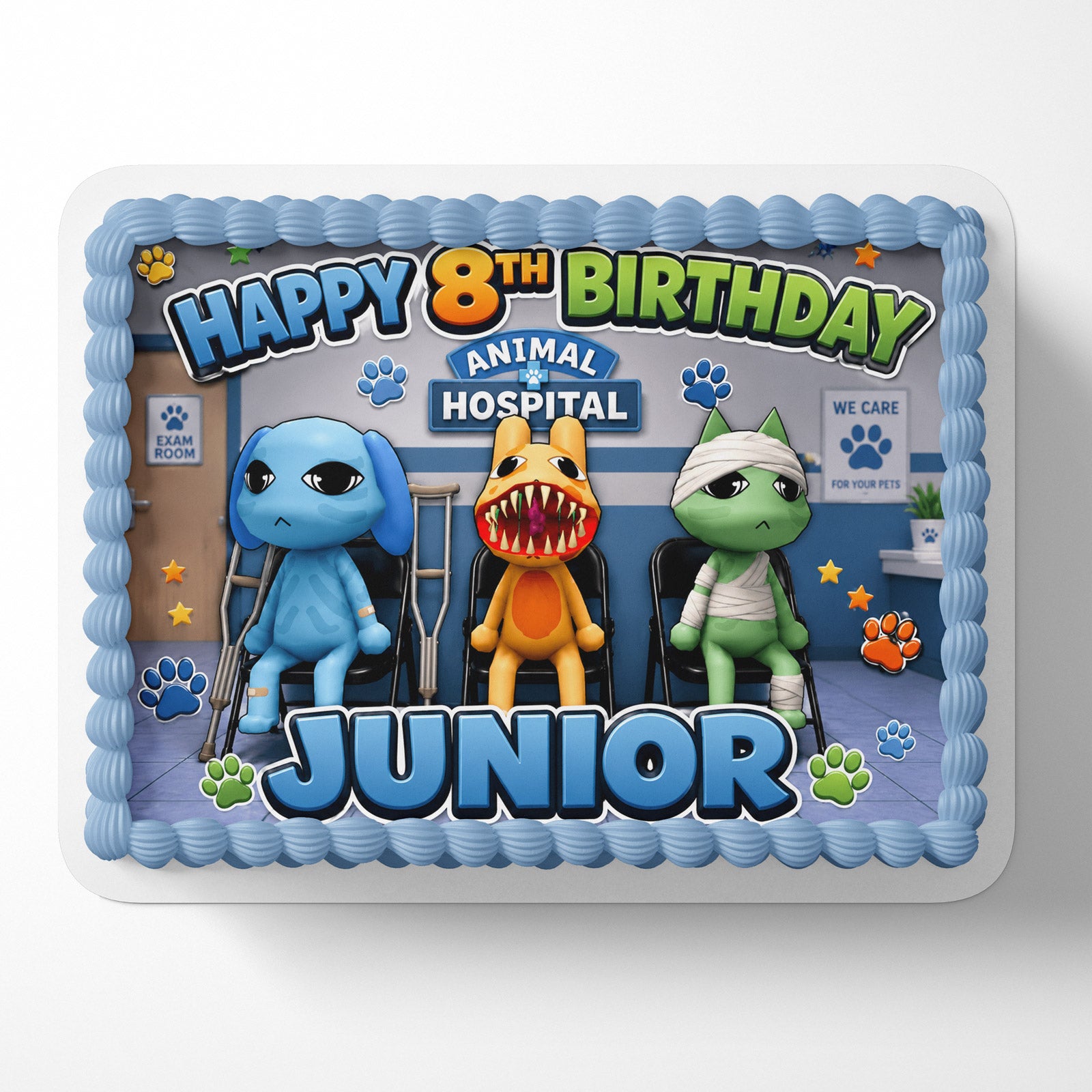 Animal Hospital Anomaly Roblox Edible Cake Image - Edible Cake Topper Birthday Cake Decoration