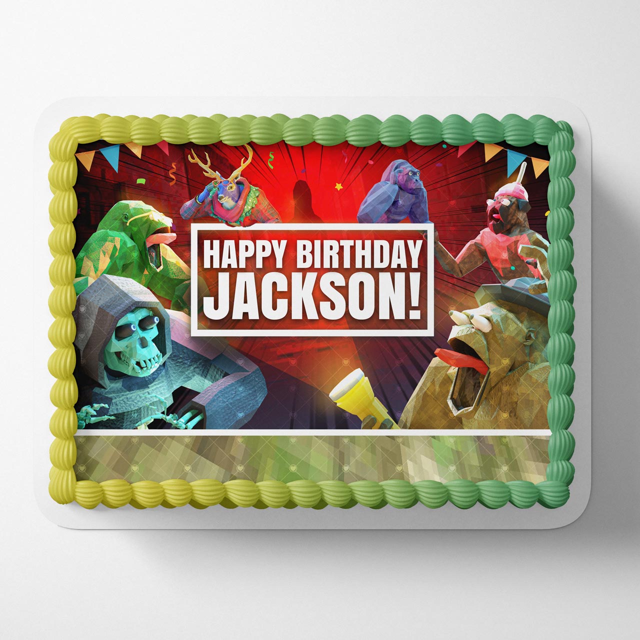 Animal Company Game Edible Cake Topper