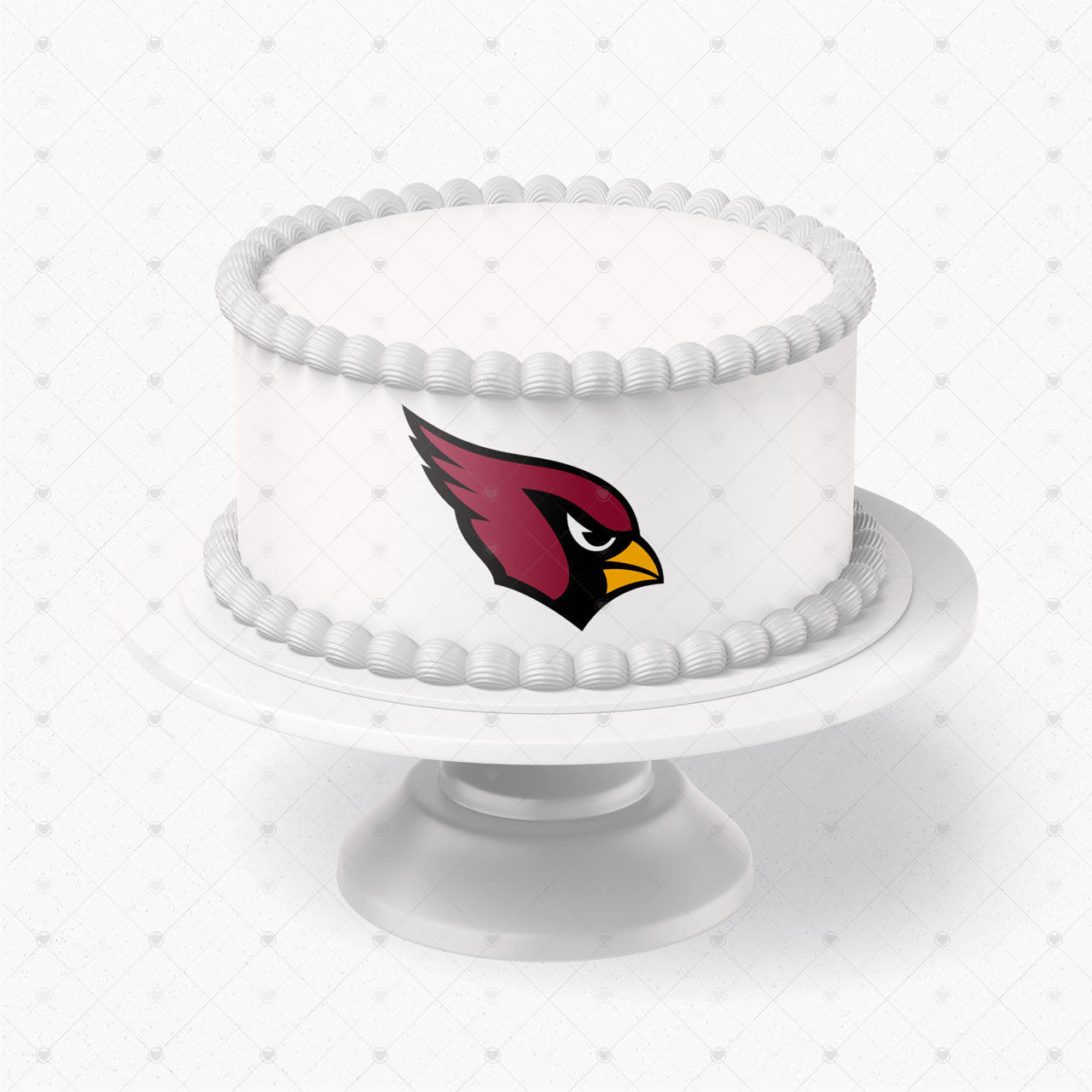 Arizona Cardinals Logo Edible Cake Wrap Strip – Icing Sheet Cake - Personalized Edible Cake Topper | Custom Icing Sheet | Birthday Cake Decoration