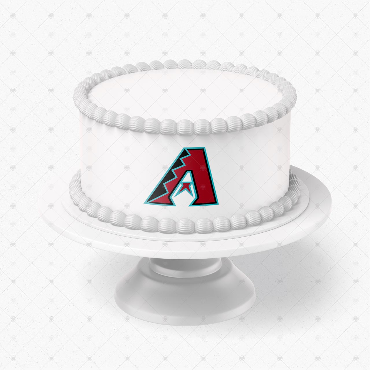 Arizona Diamondbacks Logo Edible Cake Wrap Strip – Icing Sheet Ca - Personalized Edible Cake Topper | Custom Icing Sheet | Birthday Cake Decoration