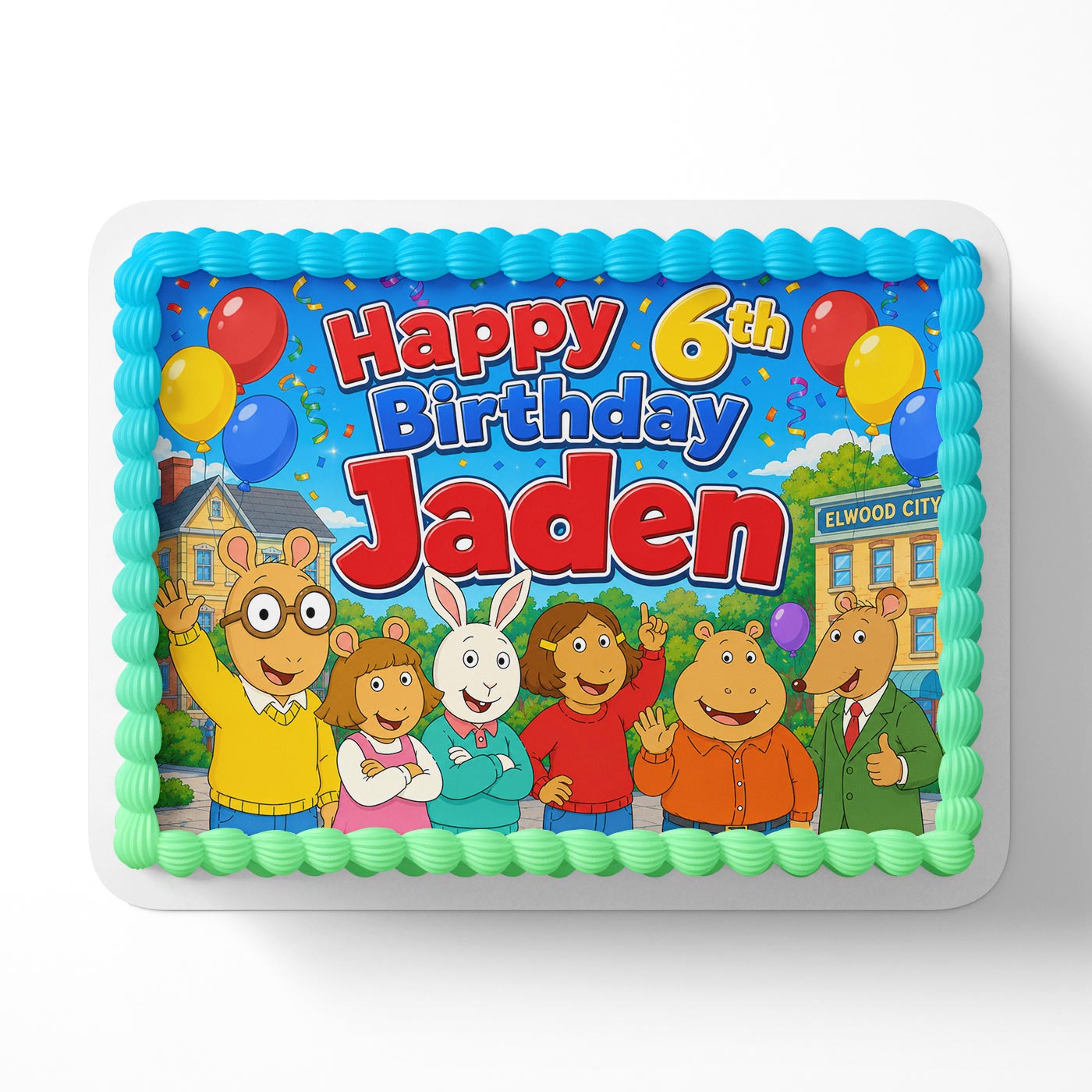 Arthur Kids Fun Edible Cake Topper | Birthday Cake Decoration | Photo Cake Image