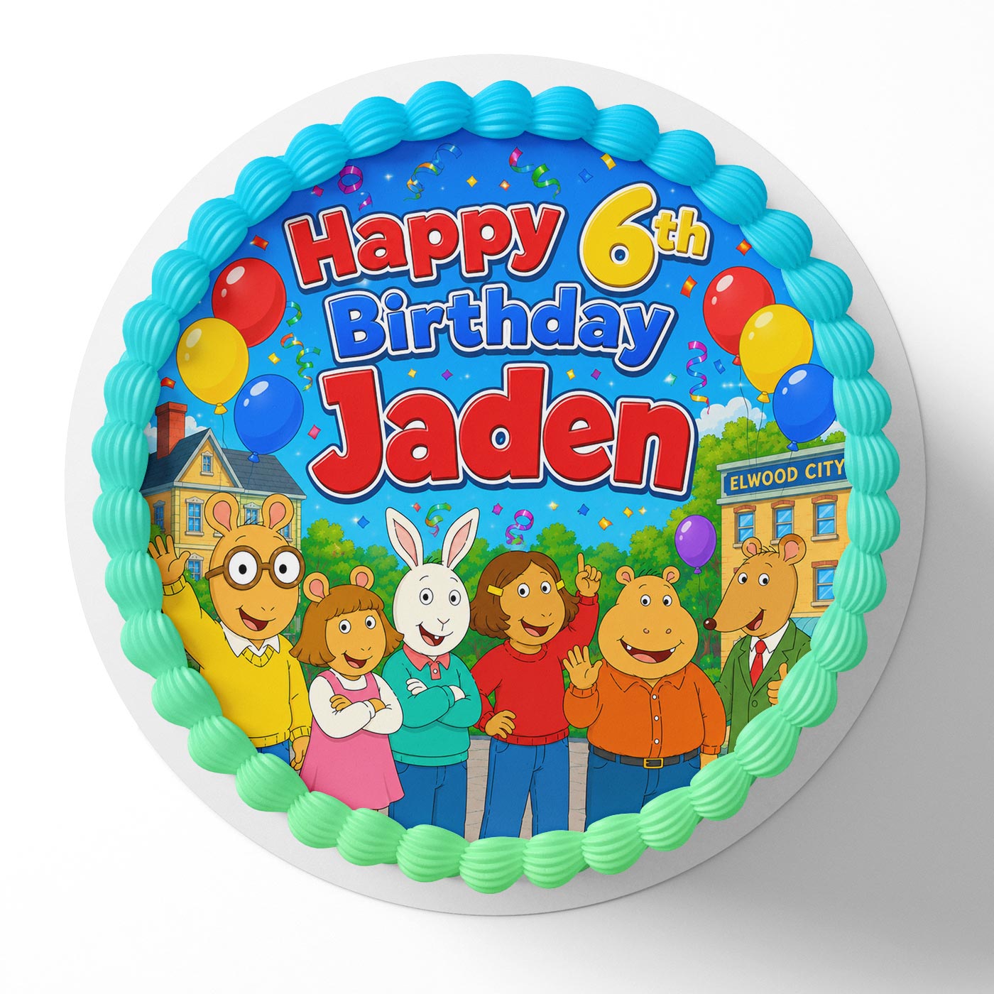 Arthur Kids Fun Edible Cake Topper | Birthday Cake Decoration | Photo Cake Image