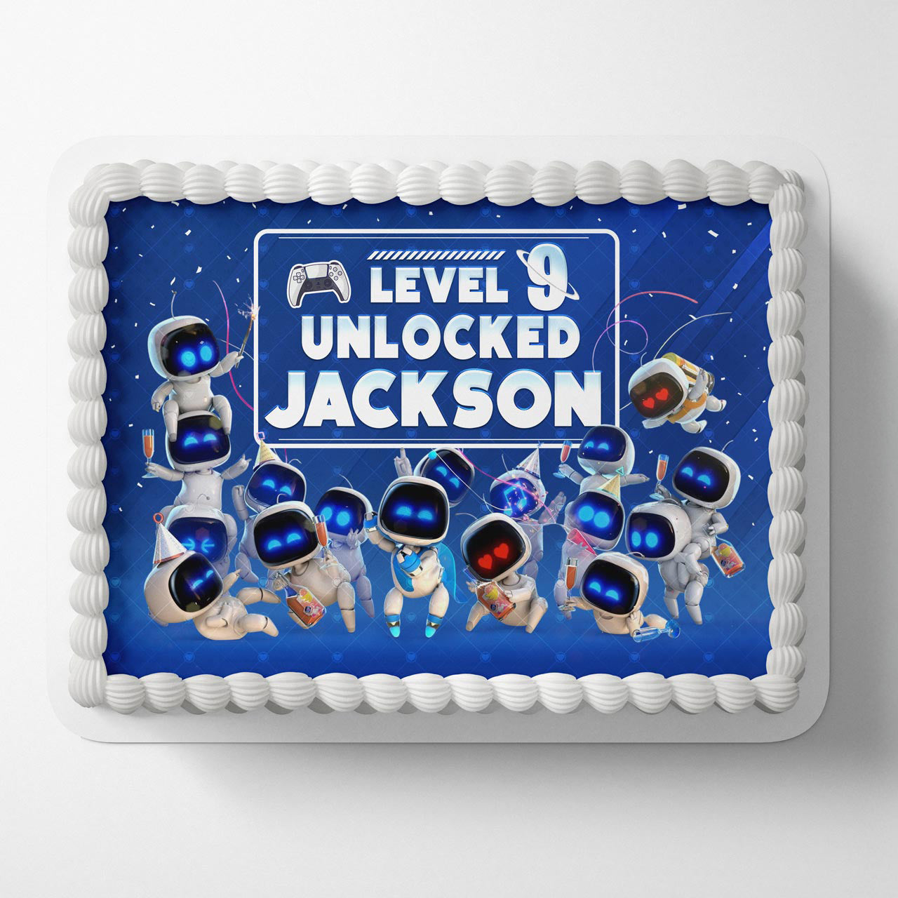 Astros PS Kids Captain Game Level Unlocked Edible Cake Topper