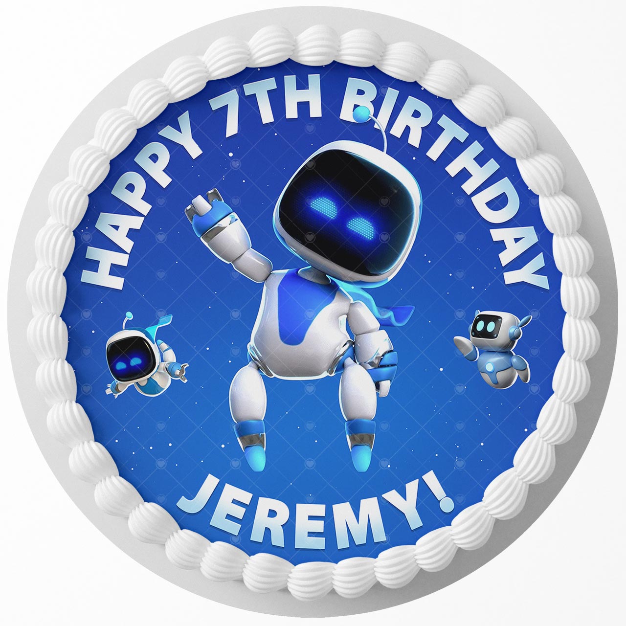 Astros PS Kids Game Play 5 Round – Icing Sheet Birthday - Personalized Edible Cake Topper | Custom Icing Sheet | Birthday Cake Decoration