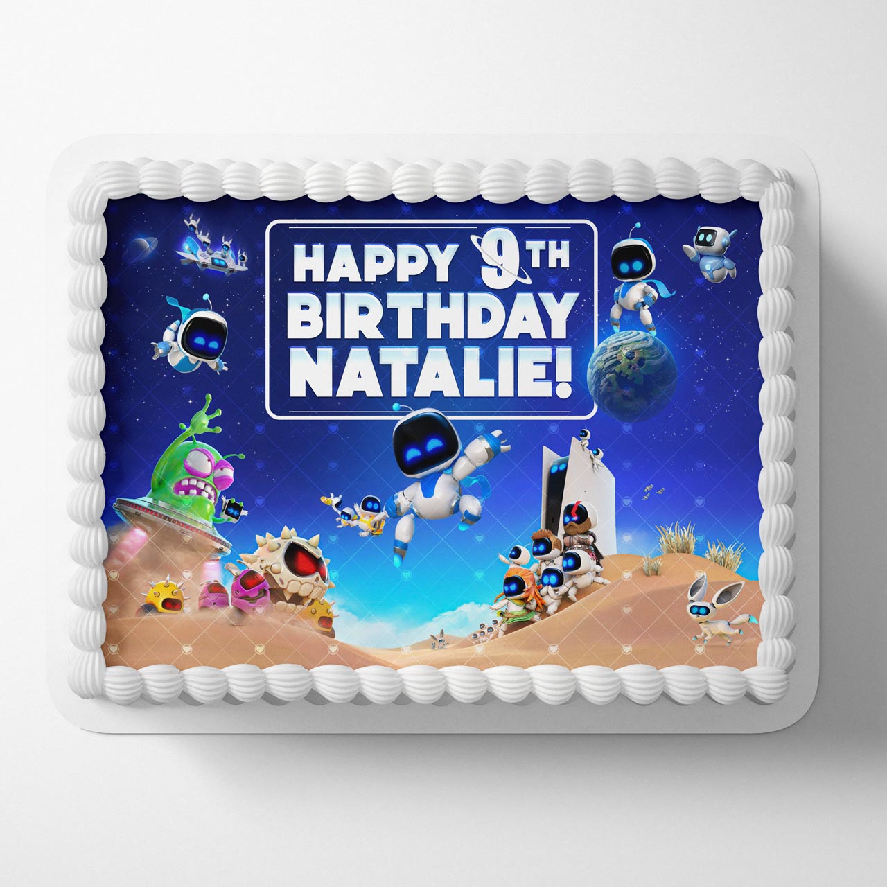 Astros PS Kids Game Play 5 TRL Edible Cake Topper