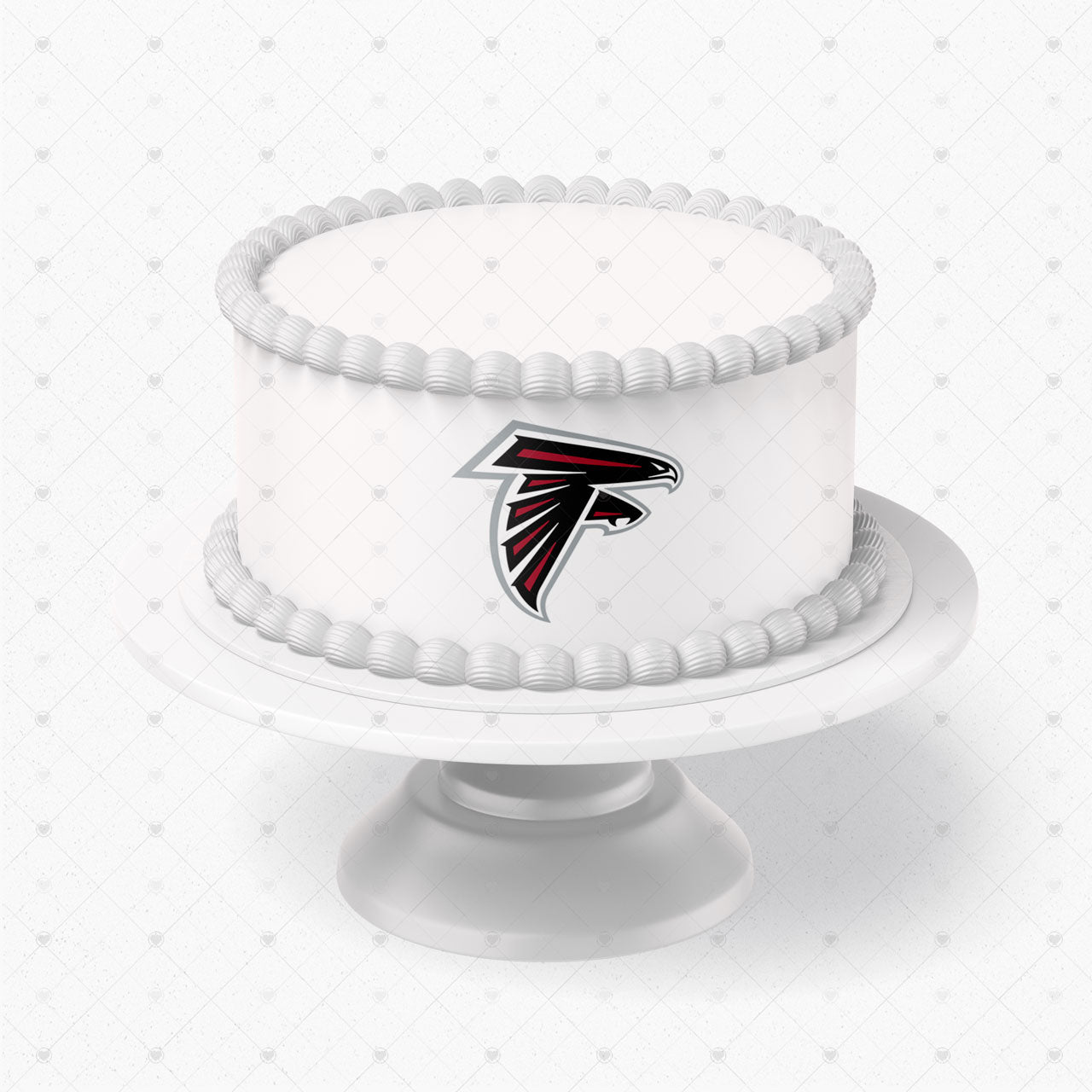Atlanta Falcons Logo Edible Cake Wrap Strip – Icing Sheet Cake Si - Personalized Edible Cake Topper | Custom Icing Sheet | Birthday Cake Decoration