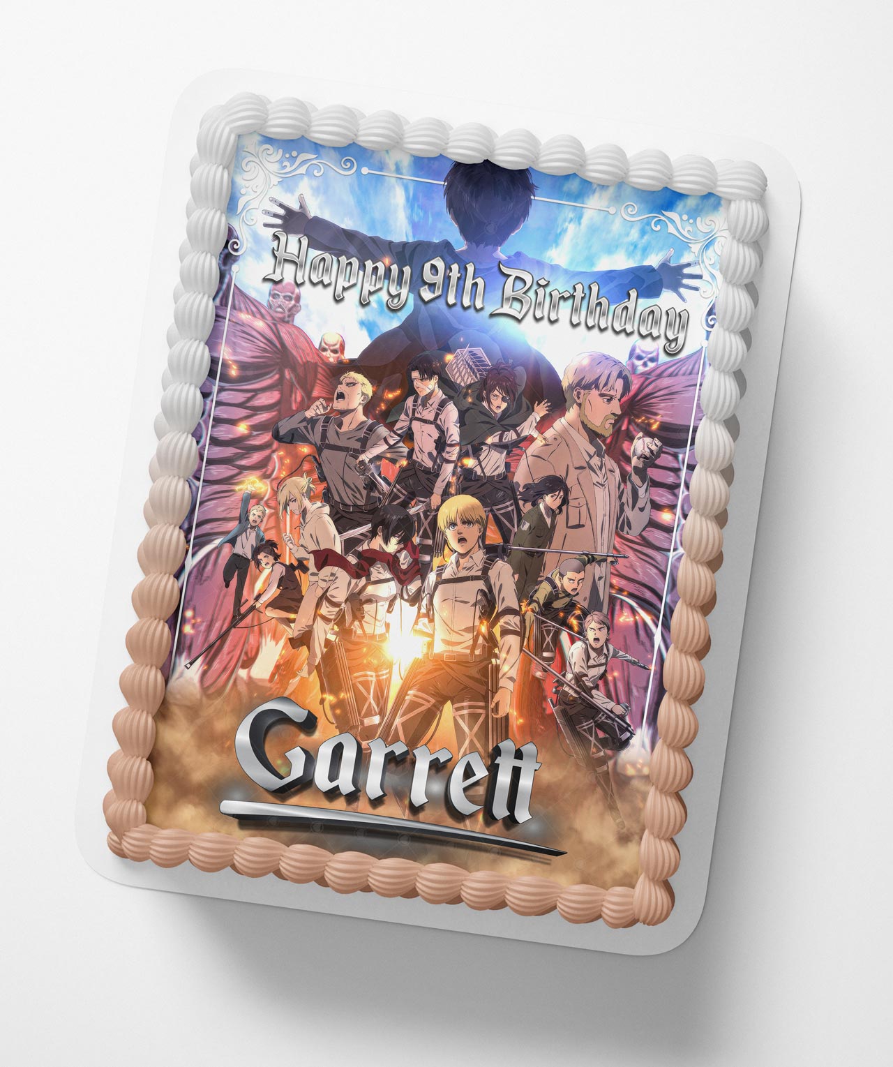 Attack on Titan The Last Attack Edible Cake Topper