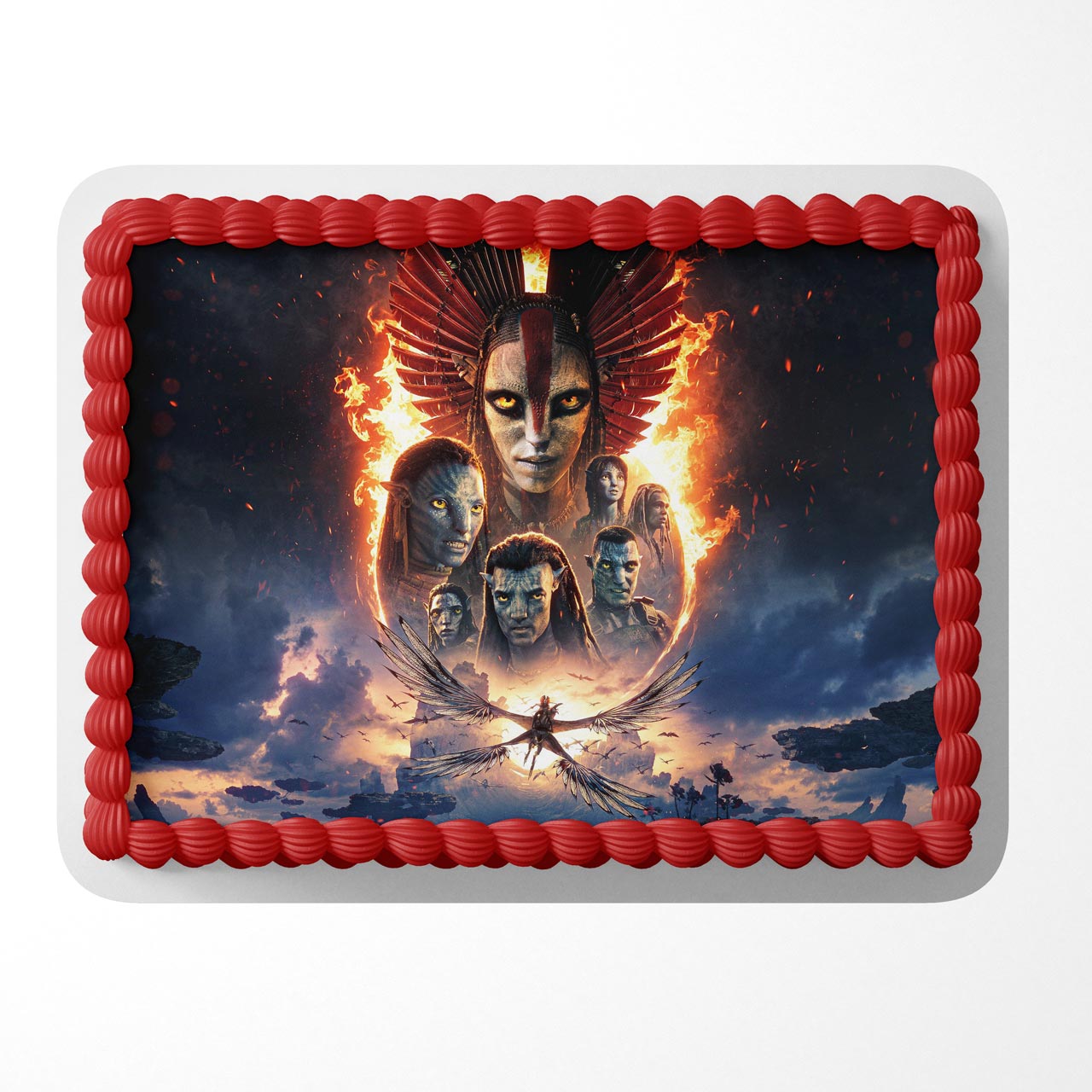 Avatar Fire and Ash Edible Cake Topper
