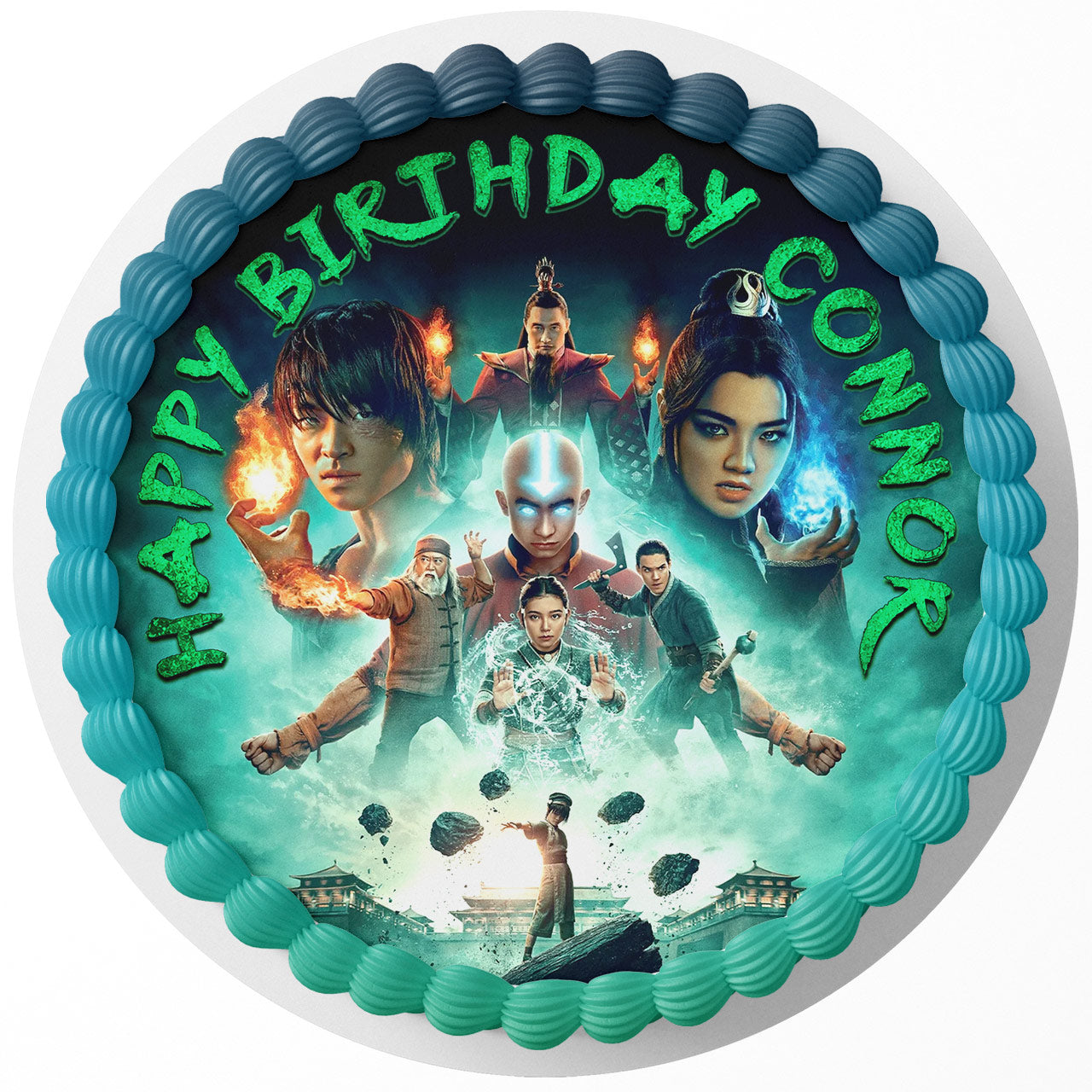Avatar The Last Airbender Season 2 ﻿Custom Edible Cake Image - Edible Cake Topper | Birthday Cake Decoration