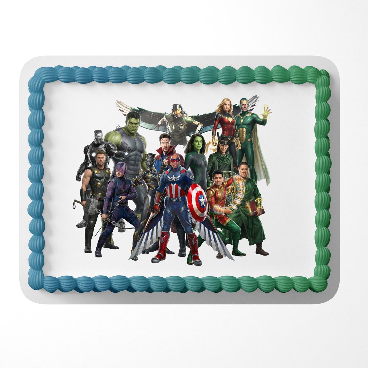 Avengers MSH Edible Cake Topper