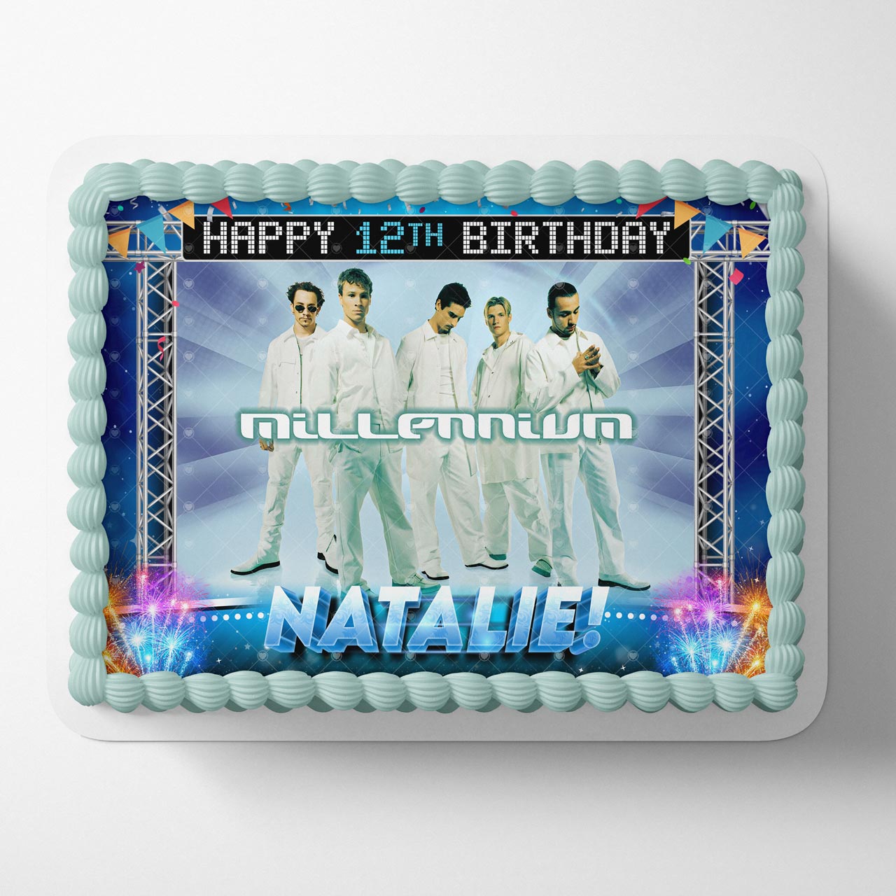 Backstreet Boys Millennium Album Birthday Edible Cake Topper