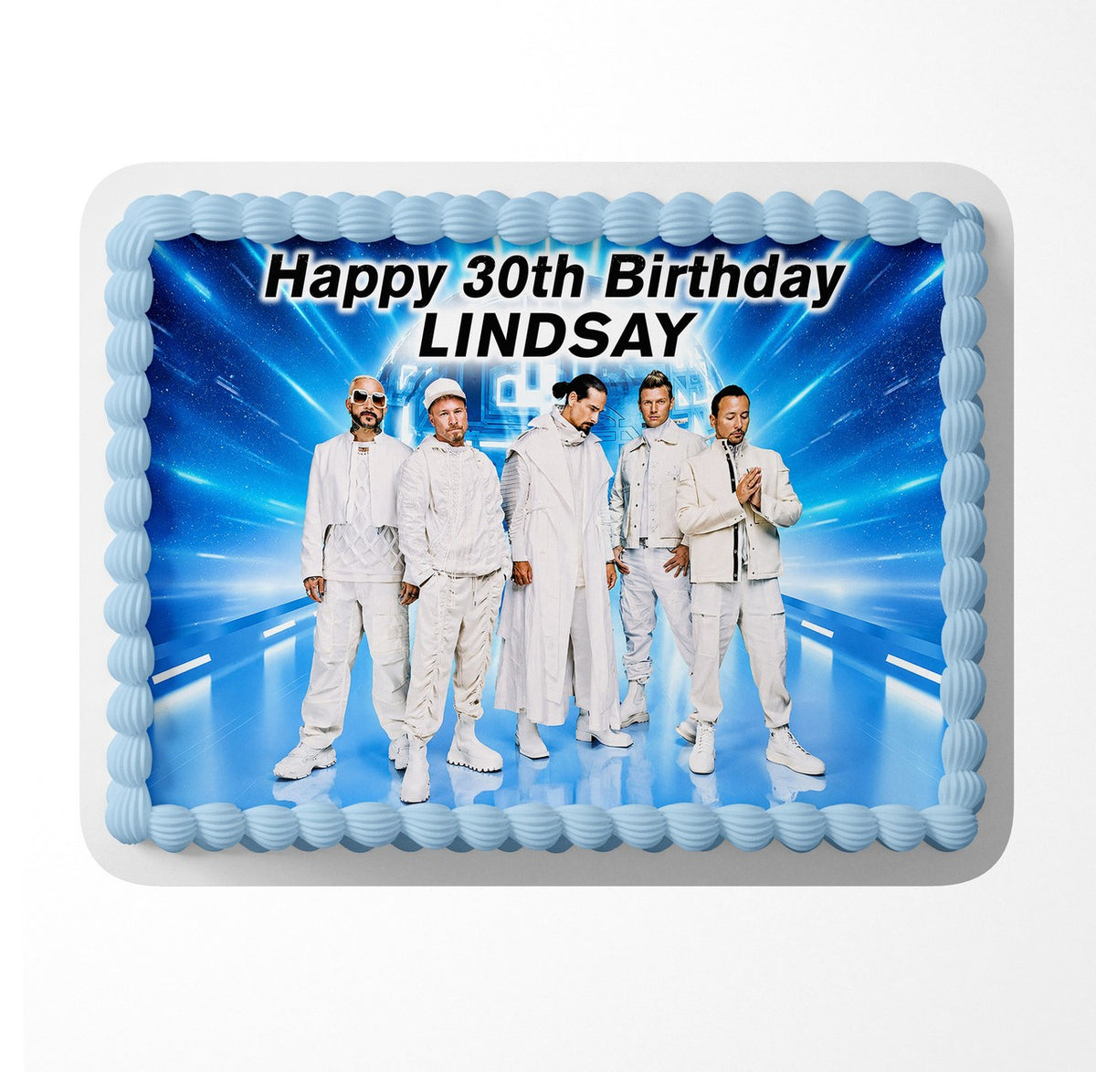 Millennium Boy Band Kids Edible Cake Topper