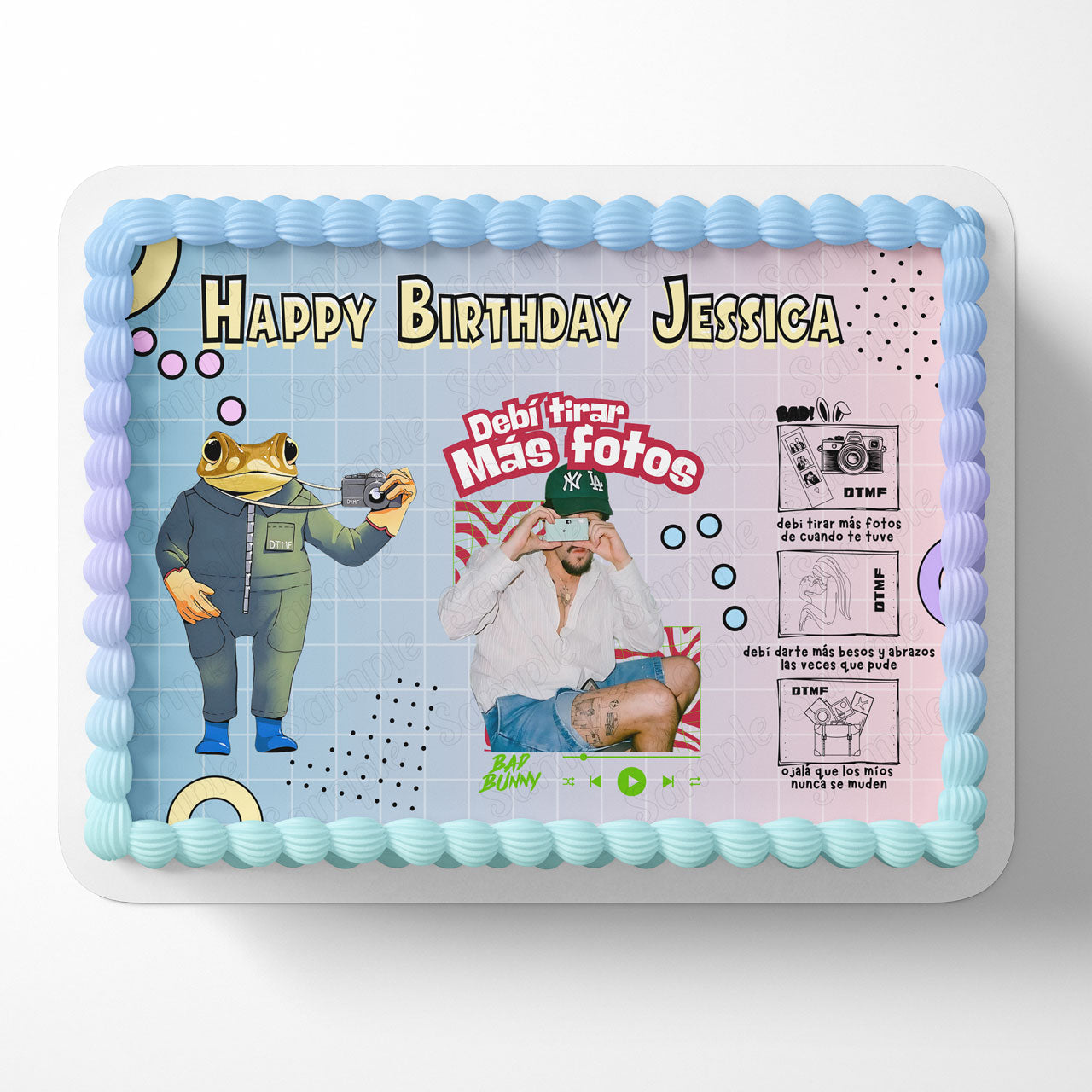 Benito Bunny Fun Bad Debi Tirar Mas Fotos Edible Cake Topper