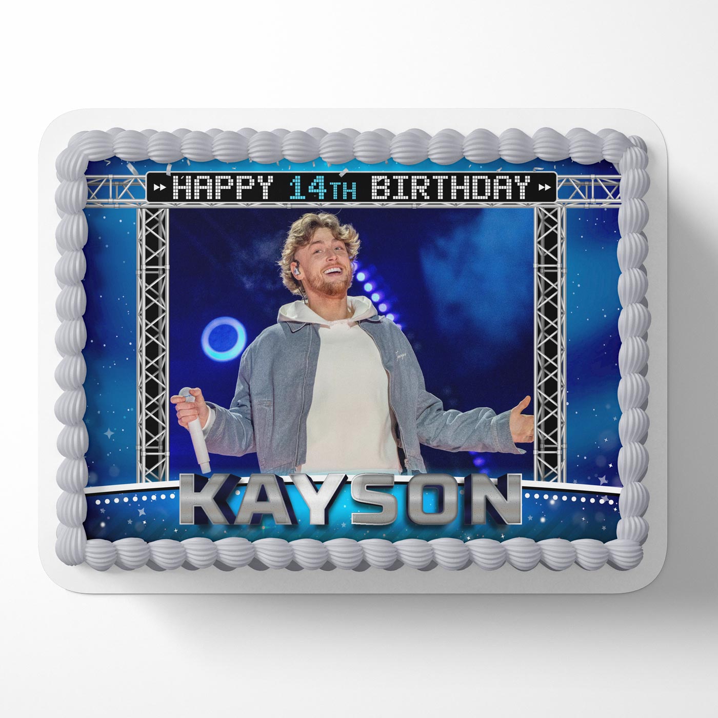 Baily Zimmerman Edible Cake Image - Edible Cake Topper Birthday Cake Decoration