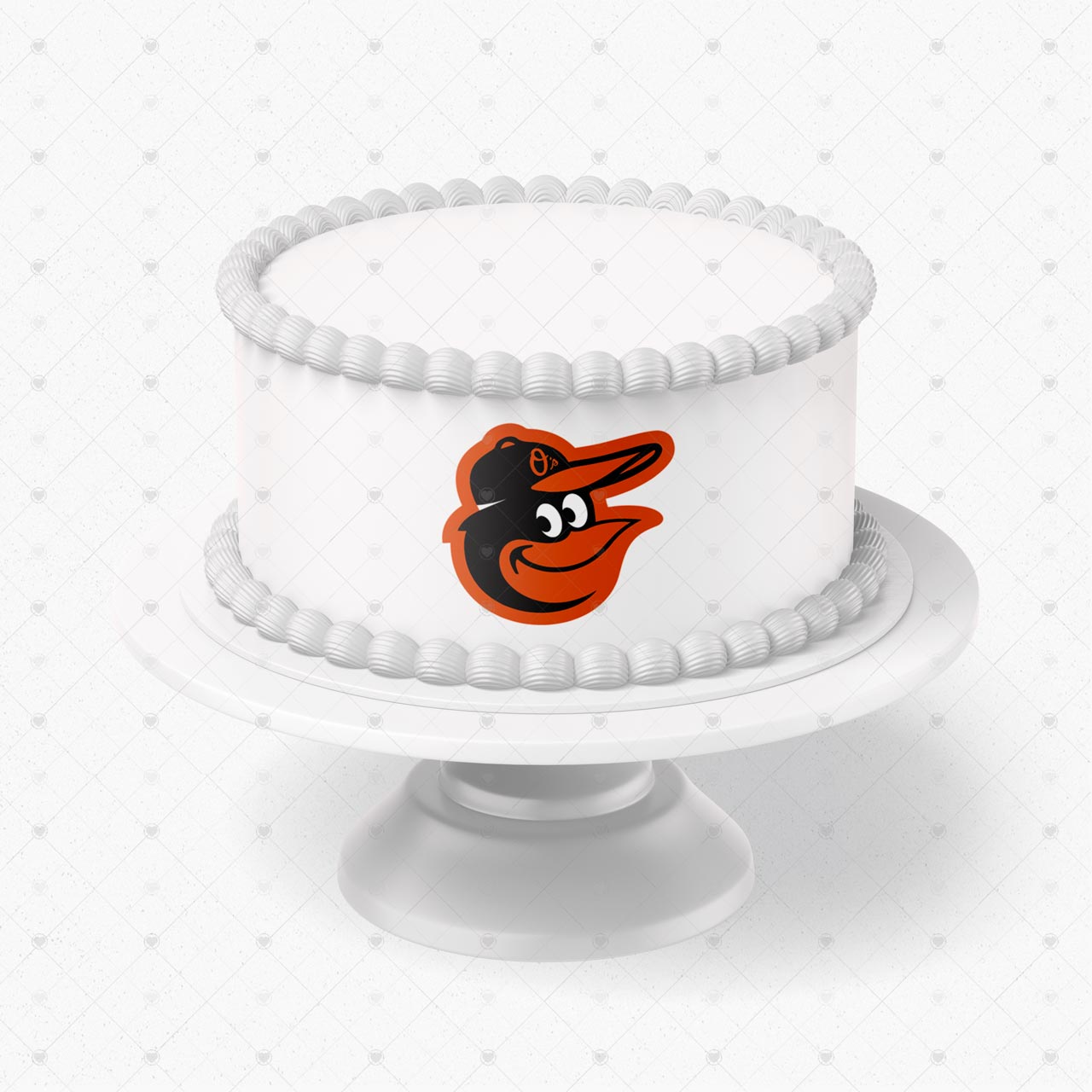 Baltimore Orioles Logo Edible Cake Wrap Strip – Icing Sheet Cake - Personalized Edible Cake Topper | Custom Icing Sheet | Birthday Cake Decoration