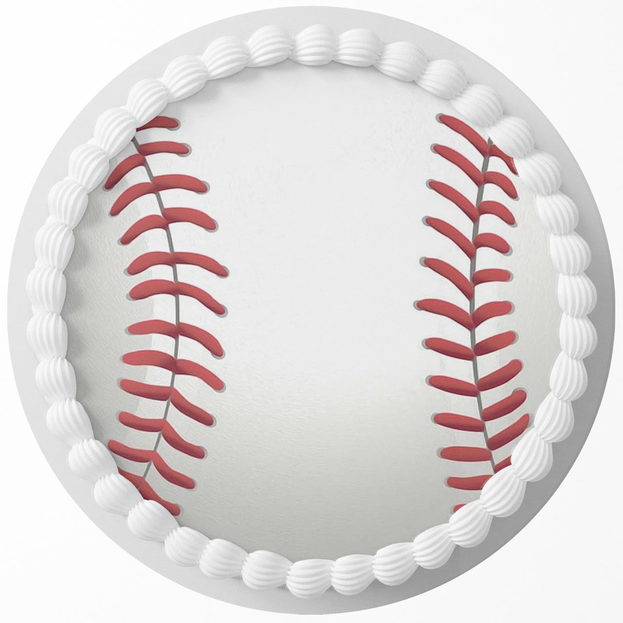Baseball BS Round – Icing Sheet Birthday - Personalized Edible Cake Topper | Custom Icing Sheet | Birthday Cake Decoration | Photo Cake Image