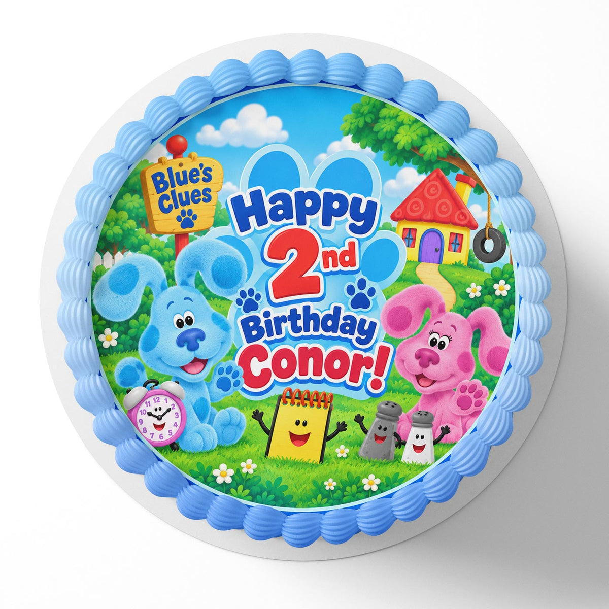 Blues Kids Clues Edible Cake Topper | Birthday Cake Decoration | Photo Cake Image