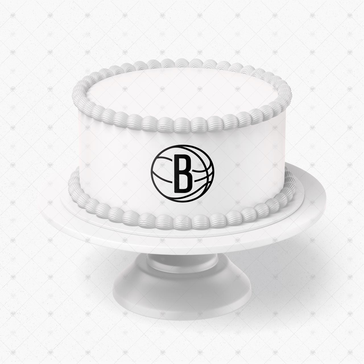 Brooklyn Nets Logo Edible Cake Wrap Strip – Icing Sheet Cake Side - Personalized Edible Cake Topper | Custom Icing Sheet | Birthday Cake Decoration