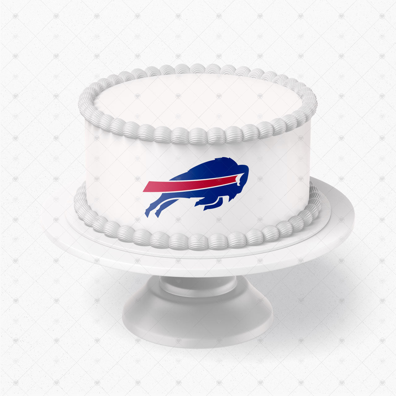 Buffalo Bills Logo Edible Cake Wrap Strip – Icing Sheet Cake Side - Personalized Edible Cake Topper | Custom Icing Sheet | Birthday Cake Decoration