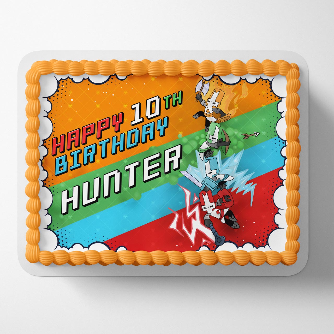 Castle Crashers Game Edible Cake Topper