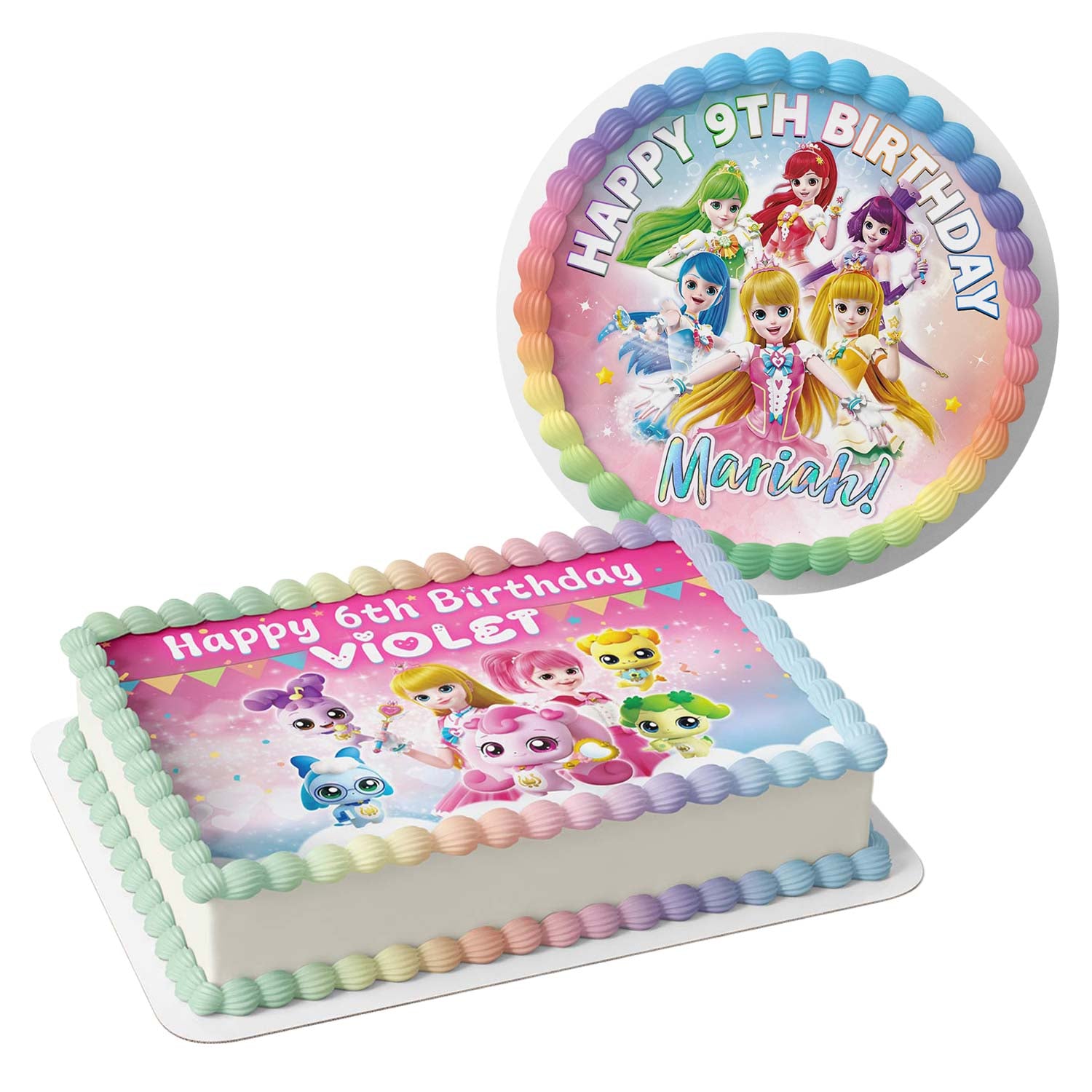 Catch Teenieping – Icing Sheet - Personalized Edible Cake Topper | Custom Icing Sheet | Birthday Cake Decoration | Photo Cake Image