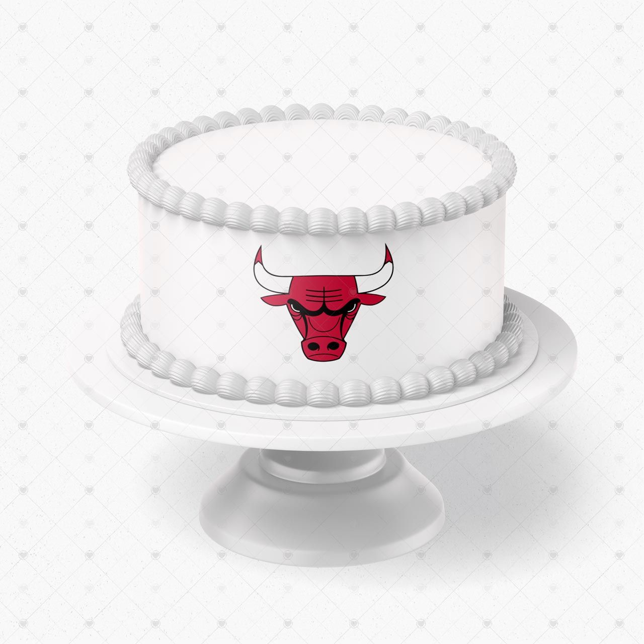 Chicago Bulls Logo Edible Cake Wrap Strip – Icing Sheet Cake Side - Personalized Edible Cake Topper | Custom Icing Sheet | Birthday Cake Decoration