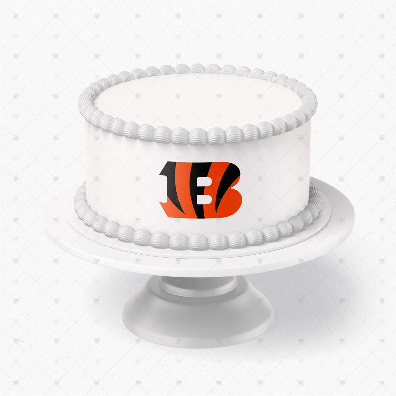 Cincinnati Bengals Logo Edible Cake Wrap Strip – Icing Sheet Cake - Personalized Edible Cake Topper | Custom Icing Sheet | Birthday Cake Decoration