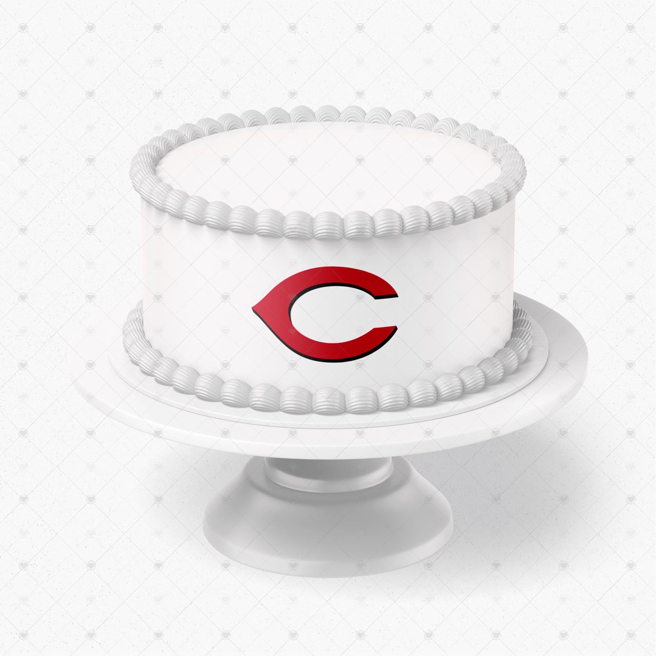 Cincinnati Reds Logo Edible Cake Wrap Strip – Icing Sheet Cake Si - Personalized Edible Cake Topper | Custom Icing Sheet | Birthday Cake Decoration