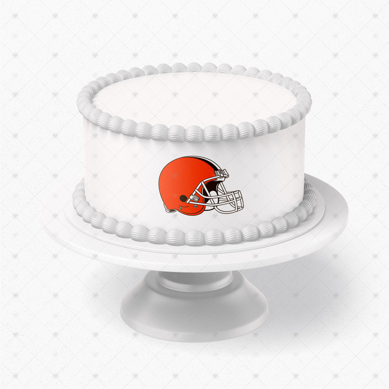 Cleveland Browns Logo Edible Cake Wrap Strip – Icing Sheet Cake S - Personalized Edible Cake Topper | Custom Icing Sheet | Birthday Cake Decoration