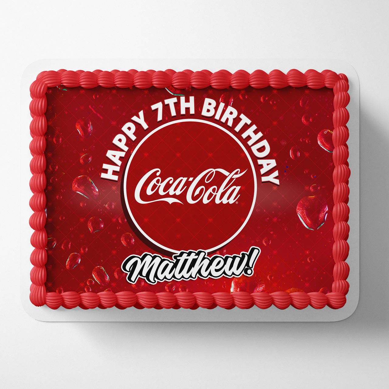 Cocacola CC Edible Cake Topper