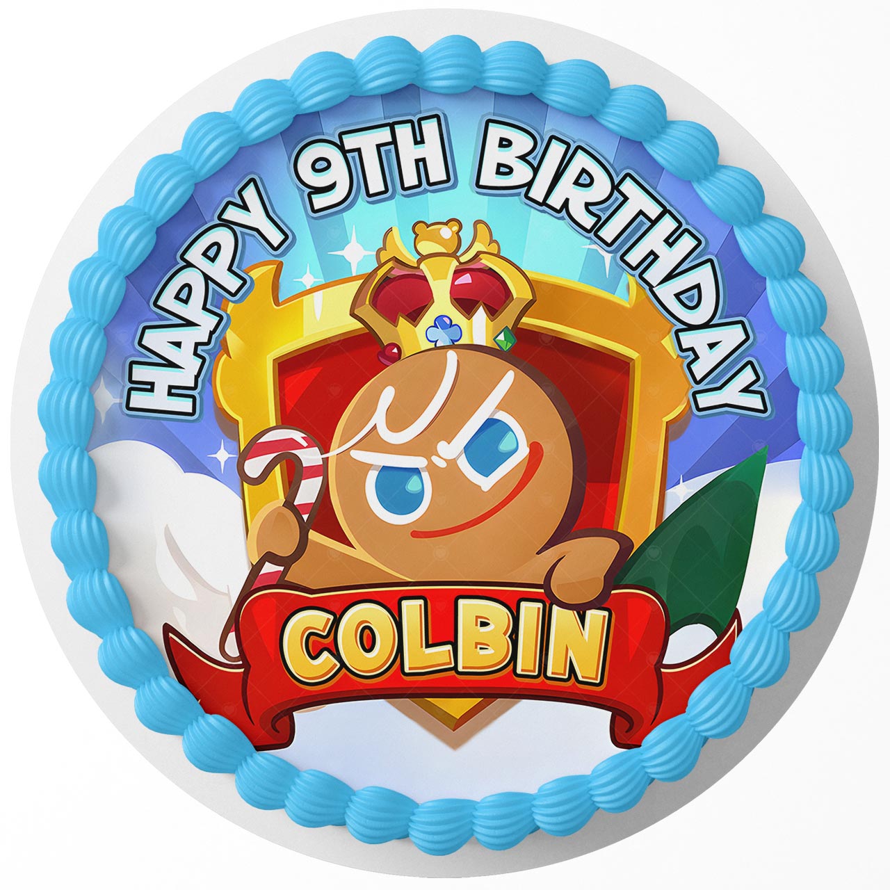 CookieRun Kingdom Game Round – Icing Sheet Birthday - Personalized Edible Cake Topper | Custom Icing Sheet | Birthday Cake Decoration