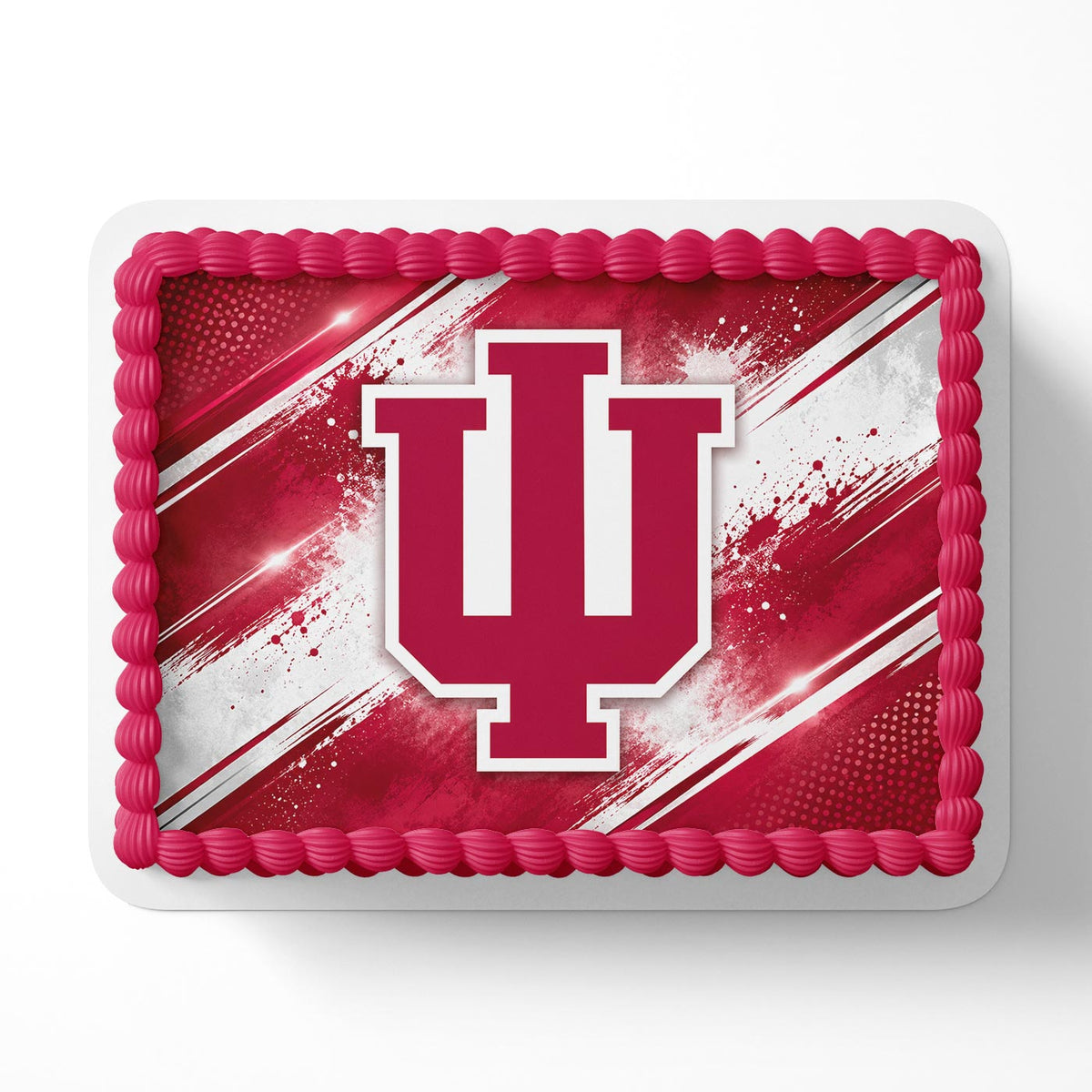 Indiana Hoosiers Edible Cake Topper | Birthday Cake Decoration | Photo Cake Image | Custom Edible Cake Topper