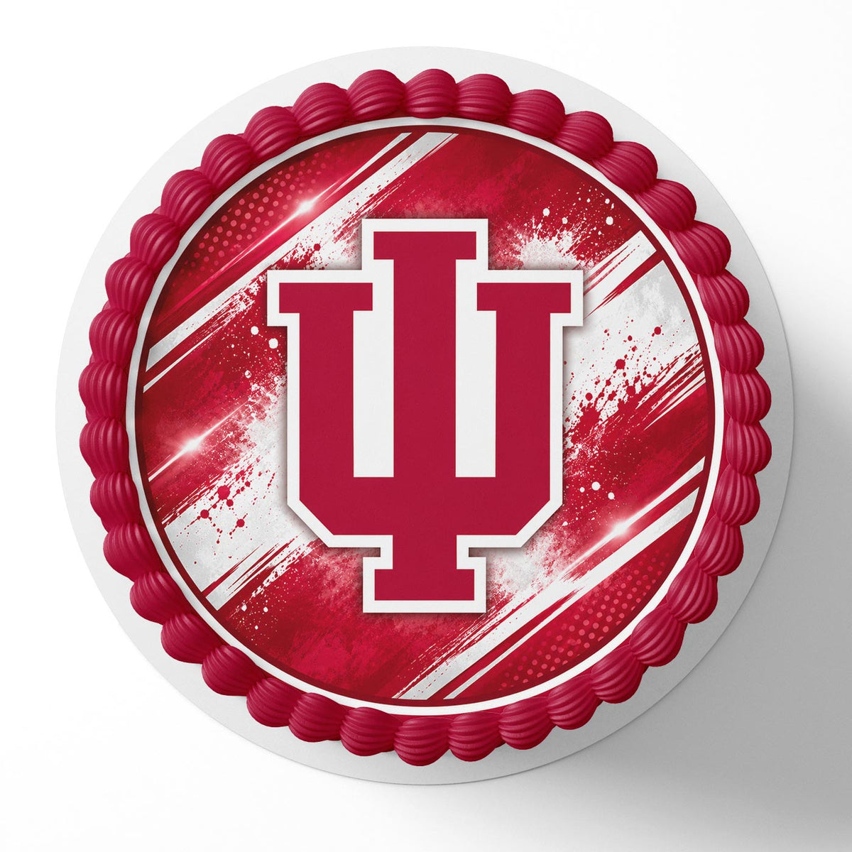 Indiana Hoosiers Edible Cake Topper | Birthday Cake Decoration | Photo Cake Image | Custom Edible Cake Topper
